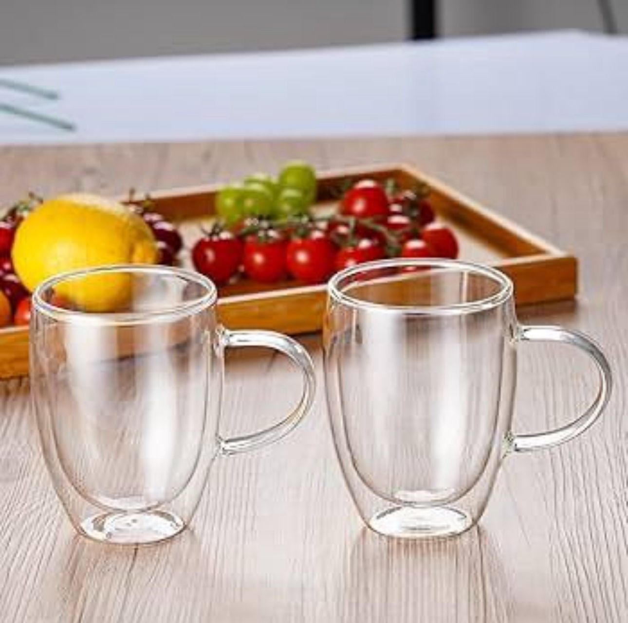 Elegant Glass Mug Design – Aesthetic Tea & Coffee Cup