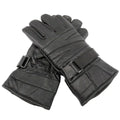 Pure Leather Winter Gloves for Men – Sheep Leather, Warm Fleece Lining, Motorcycle & Bike Gloves