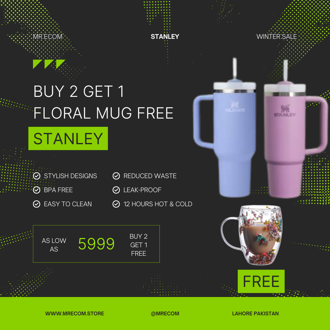 Buy 2 Stanley Bottles Get 1 Floral Mug Free | Insulated Water Bottle Deal
