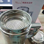 BrewSteel Mug- Sleek stainless steel mug for coffee, tea, and daily comfort
