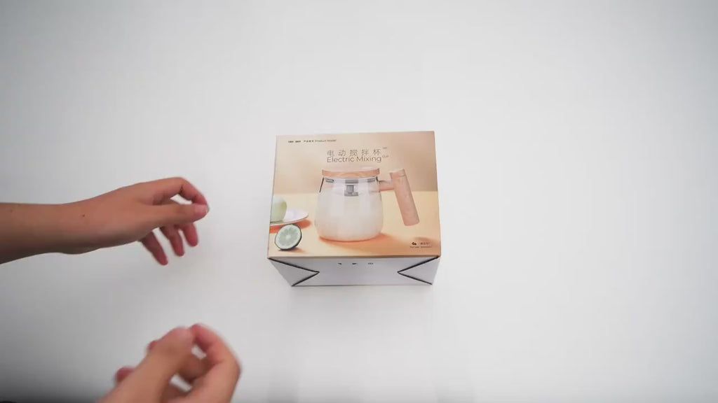 Electric Borosilicate Glass Milk Frother & Mixer – 7000 RPM, Battery Operated, Waterproof